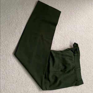 Escada dark green pants